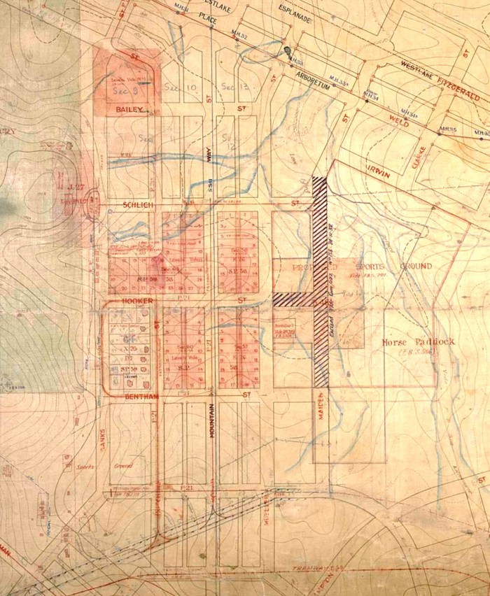 Map Westridge 1927